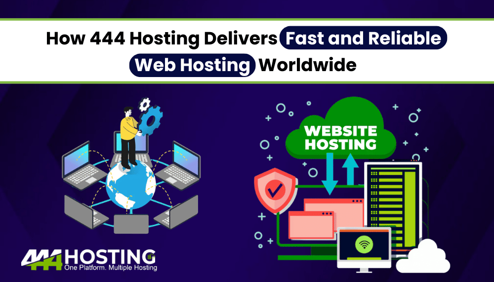 How 444 Hosting Delivers Fast and Reliable Web Hosting Worldwide