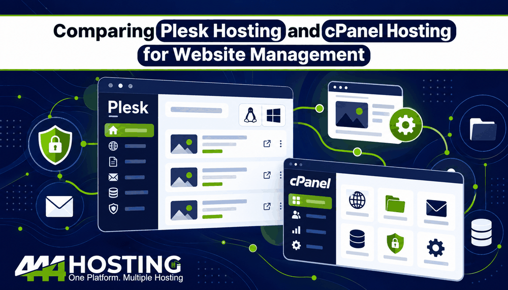 Comparing Plesk Hosting and cPanel Hosting for Website Management